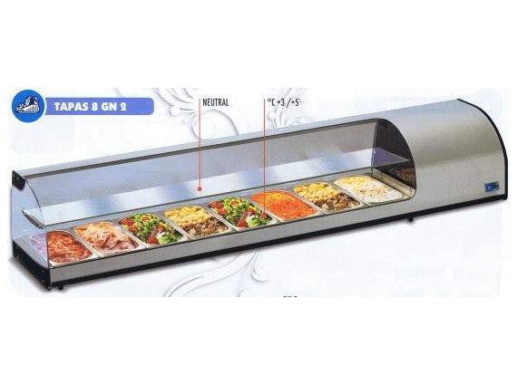 Vetrina refrigerata Tapas 8 GN 2.